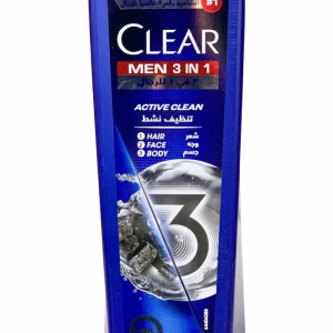 CLEAR MEN 3 IN 1 ACTIVE CLEAN HAIR 180 ml
